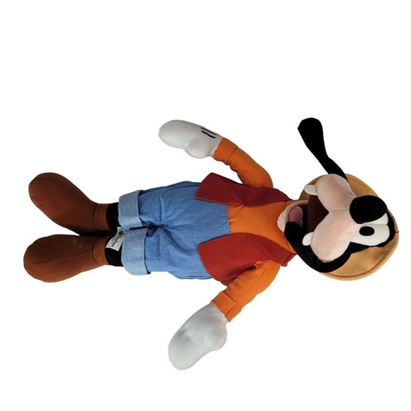 Disney Parks Authentic Goofy Plush 22" Gone Fishing Stuffed Animal Hat Vest - Picture 8 of 9